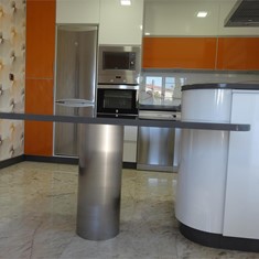 COCINA FORMICA Y NARANJA 3